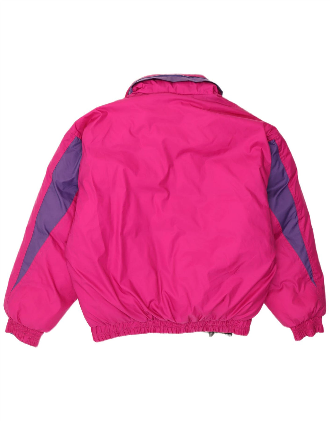 Norway Mens Hooded Reversible Ski Jacket UK 38 Medium Pink Colourblock