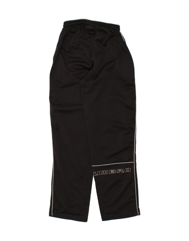UMBRO Boys Graphic Tracksuit Trousers 6-7 Years Black | Vintage Umbro | Thrift | Second-Hand Umbro | Used Clothing | Messina Hembry 