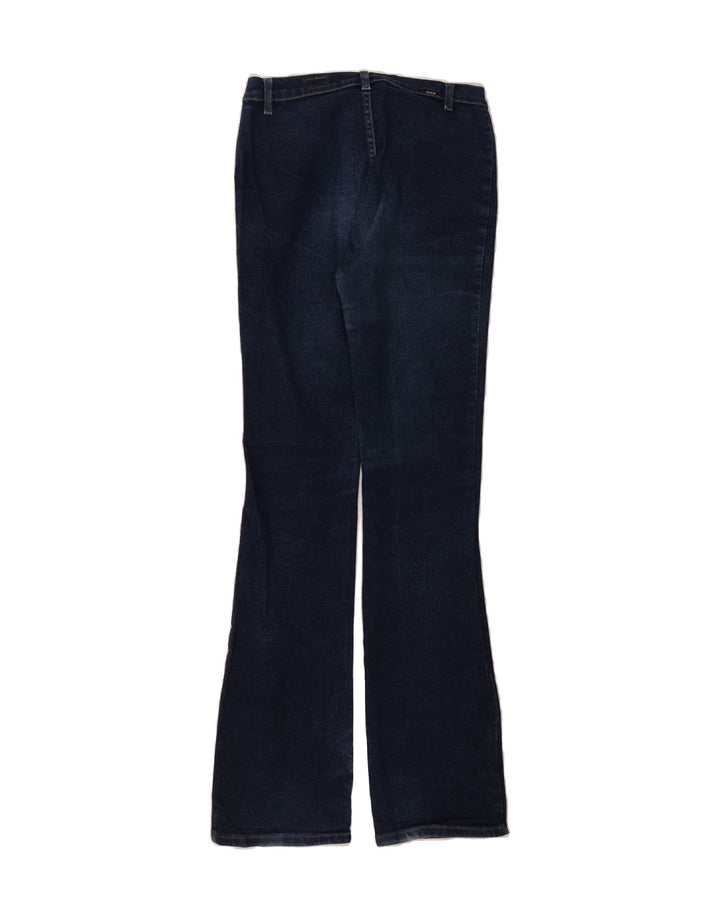GAS Womens Bootcut Jeans W31 L35 Navy Blue Cotton Vintage Gas and Second-Hand Gas from Messina Hembry 