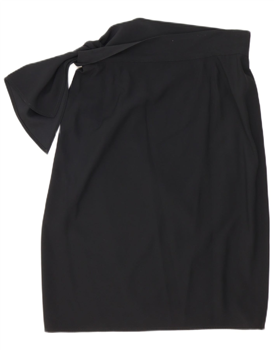 TRUSSARDI Womens Wrap Skirt W32 Large  Black Acetate
