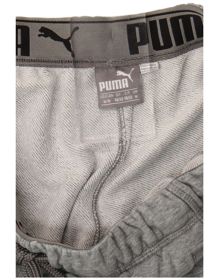 PUMA Mens Sport Shorts Medium Grey Flecked
