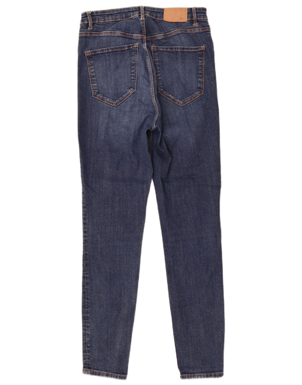 Zara Womens High Waist Skinny Jeans EU 40 Medium W30 L28 Blue Cotton