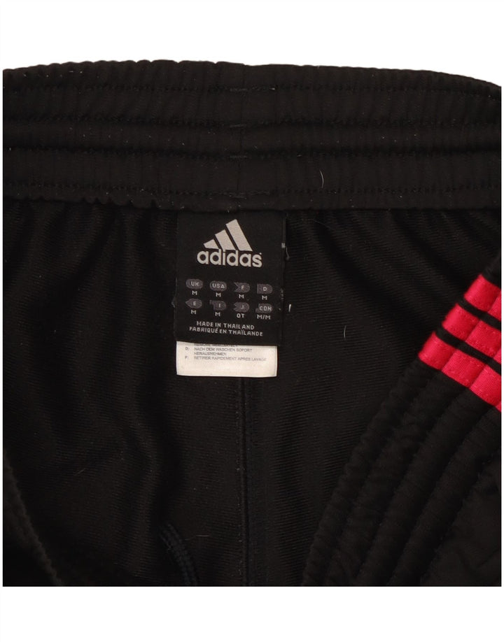 Adidas Womens Tracksuit Trousers UK 12 Medium  Black Polyester
