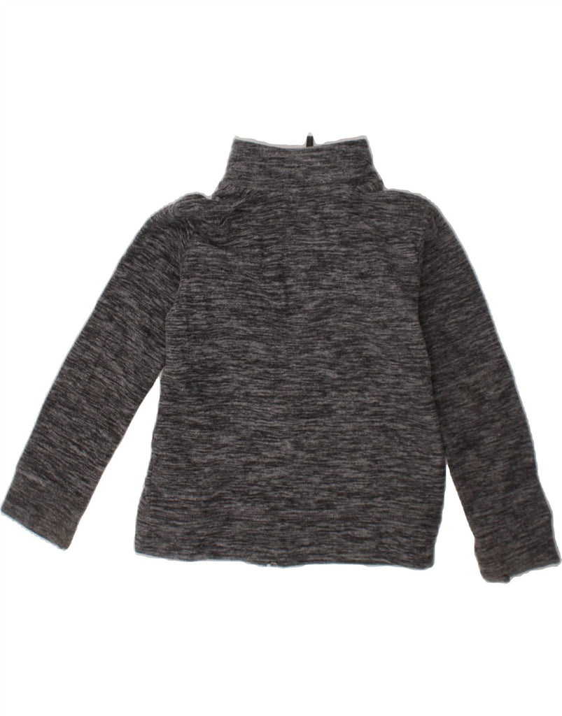 PUMA Girls Fleece Jacket 3-4 Years Grey Flecked Polyester Vintage Puma and Second-Hand Puma from Messina Hembry 