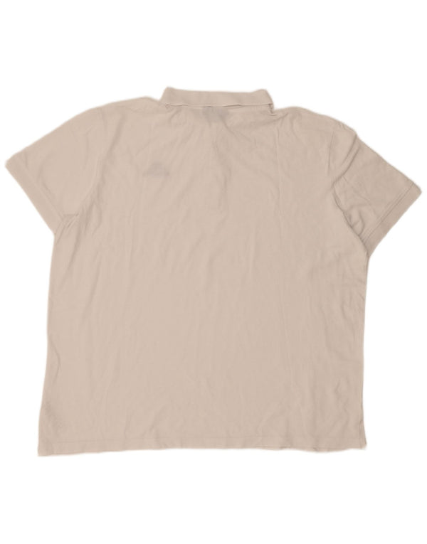 Kappa Mens Polo Shirt 2XL White Cotton