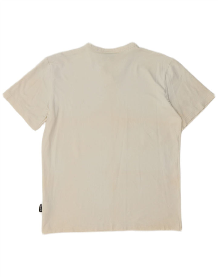 Versace Mens Ittierre T-Shirt Top Medium White Polyamide