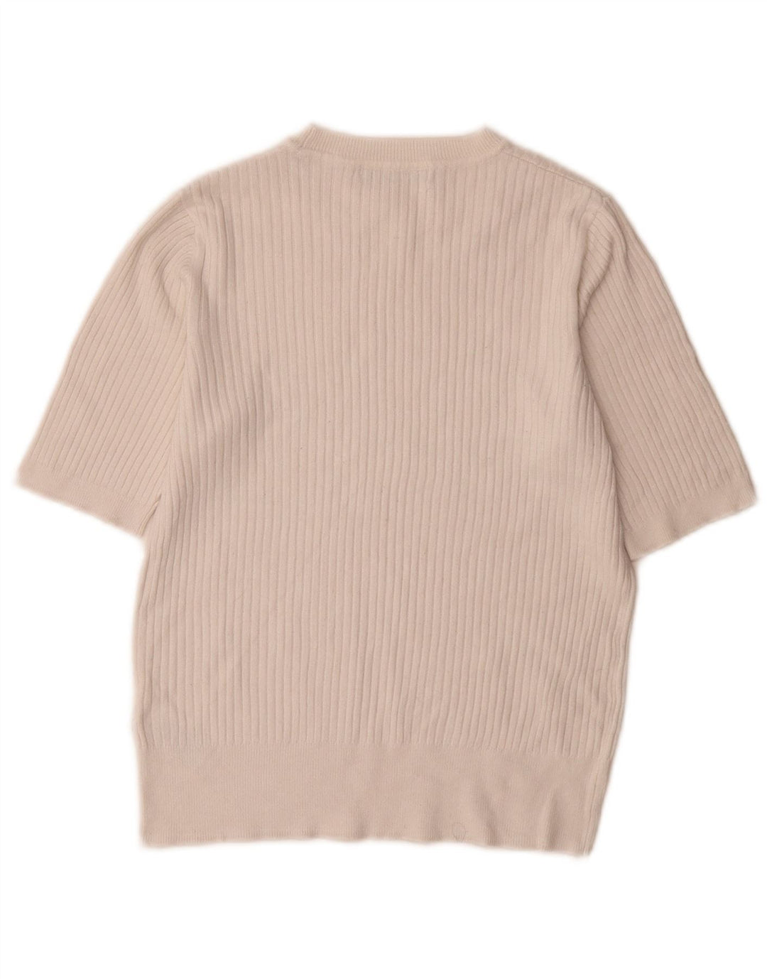 Marks & Spencer Womens Boat Neck Jumper Sweater UK 10 Small White