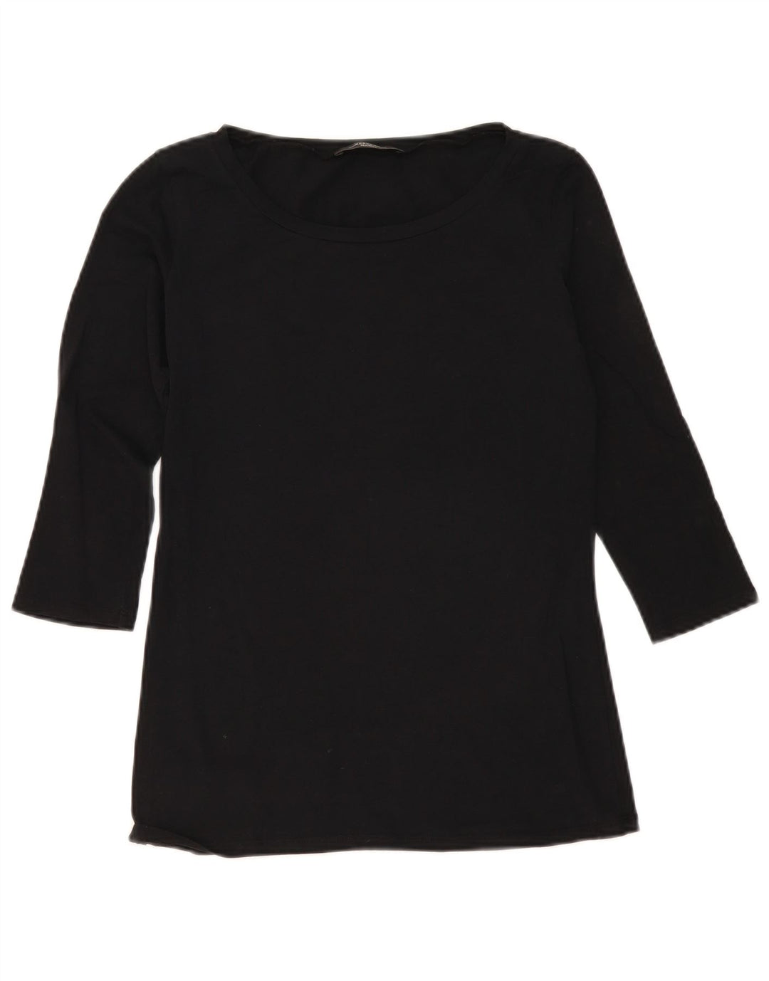 Max Mara Womens Weekend Top 3/4 Sleeve UK 12 Medium Black