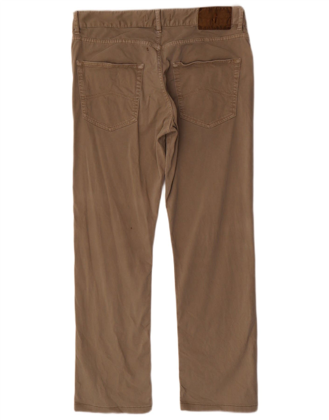 Marlboro Classics Mens Straight Chino Trousers W34 L29 Beige