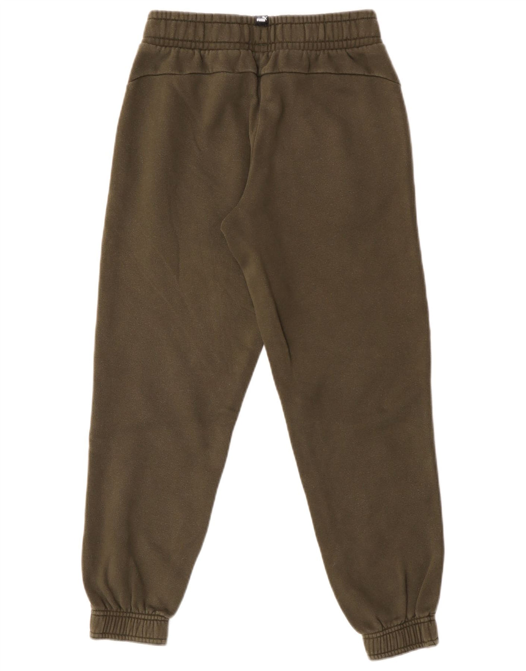 Puma Boys Tracksuit Trousers Joggers 11-12 Years  Khaki Cotton