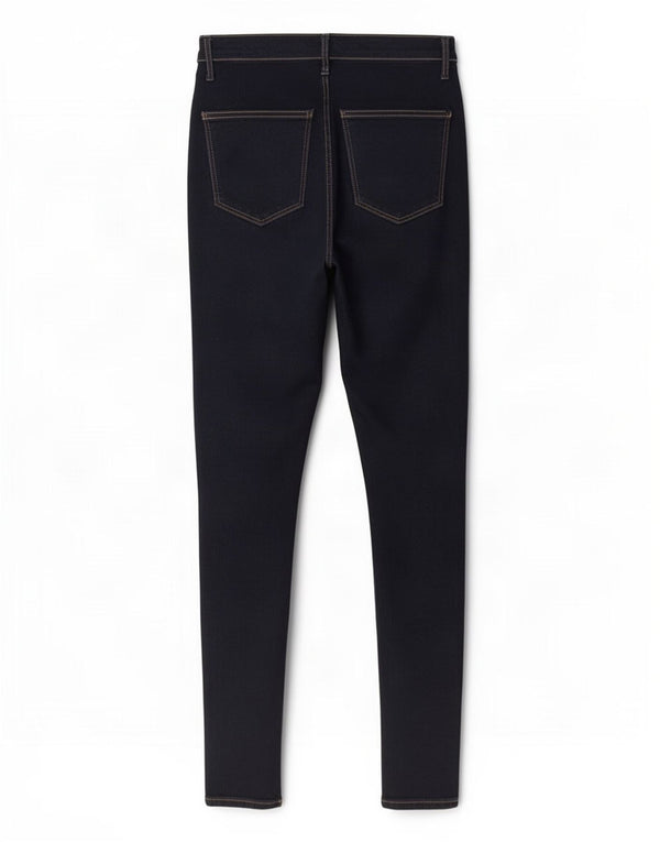 Topshop Womens Skinny Jeans W32 L32 Navy Blue Cotton