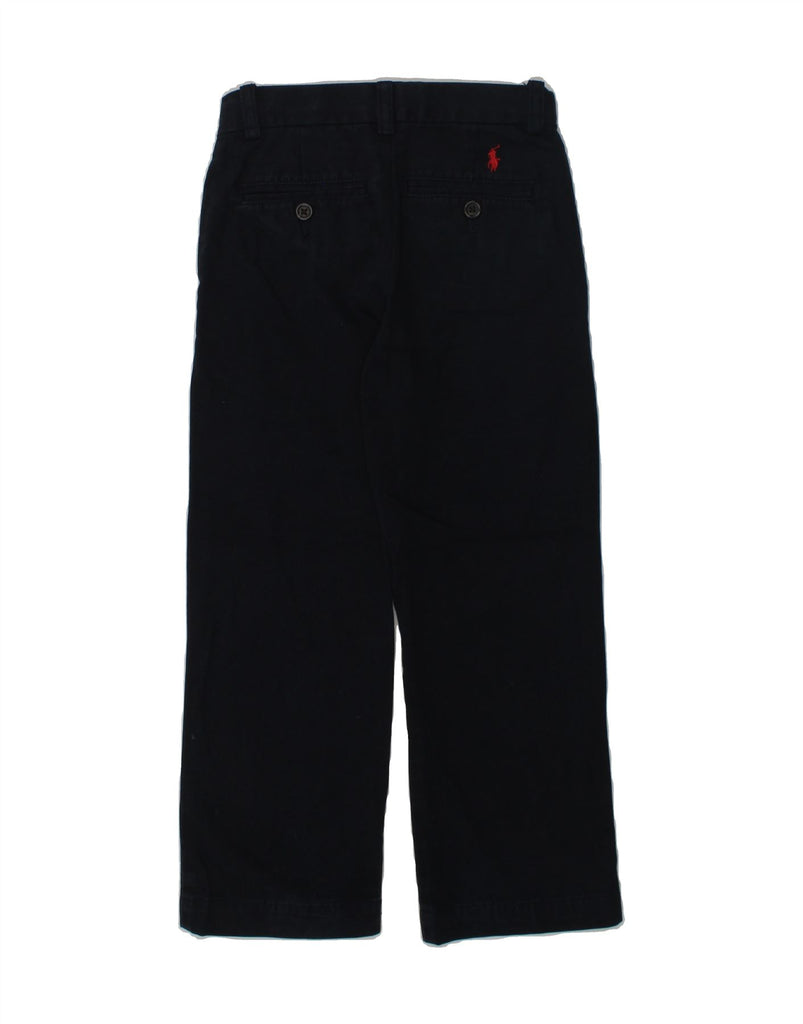 POLO RALPH LAUREN Boys Straight Chino Trousers 4-5 Years W22 L19 Navy Blue | Vintage Polo Ralph Lauren | Thrift | Second-Hand Polo Ralph Lauren | Used Clothing | Messina Hembry 