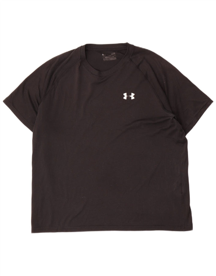 Under Armour Mens T-Shirt Top Large Black
