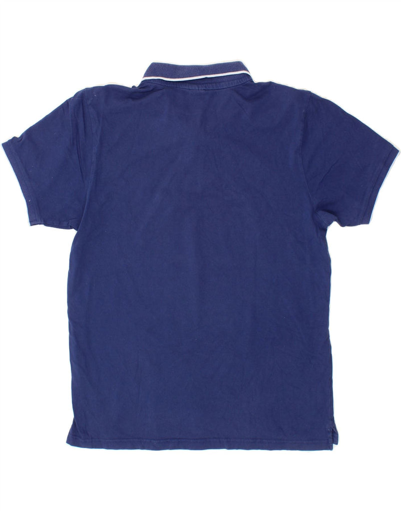 FILA Mens Polo Shirt XL Navy Blue Cotton Vintage Fila and Second-Hand Fila from Messina Hembry 