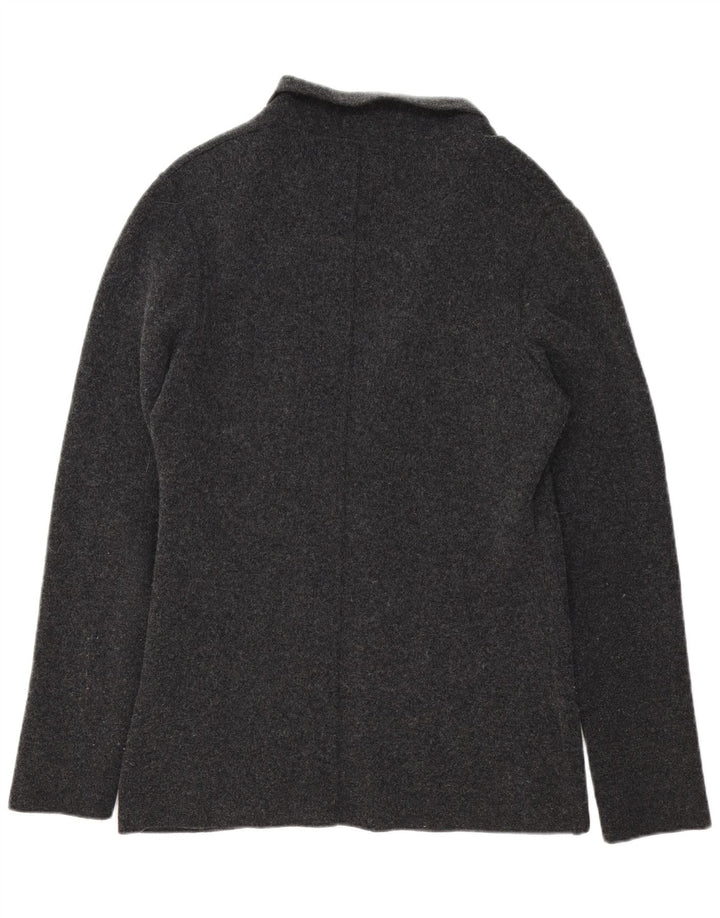 Liu Jo Mens 3 Button Knit Blazer Jacket UK 42 XL Grey Wool