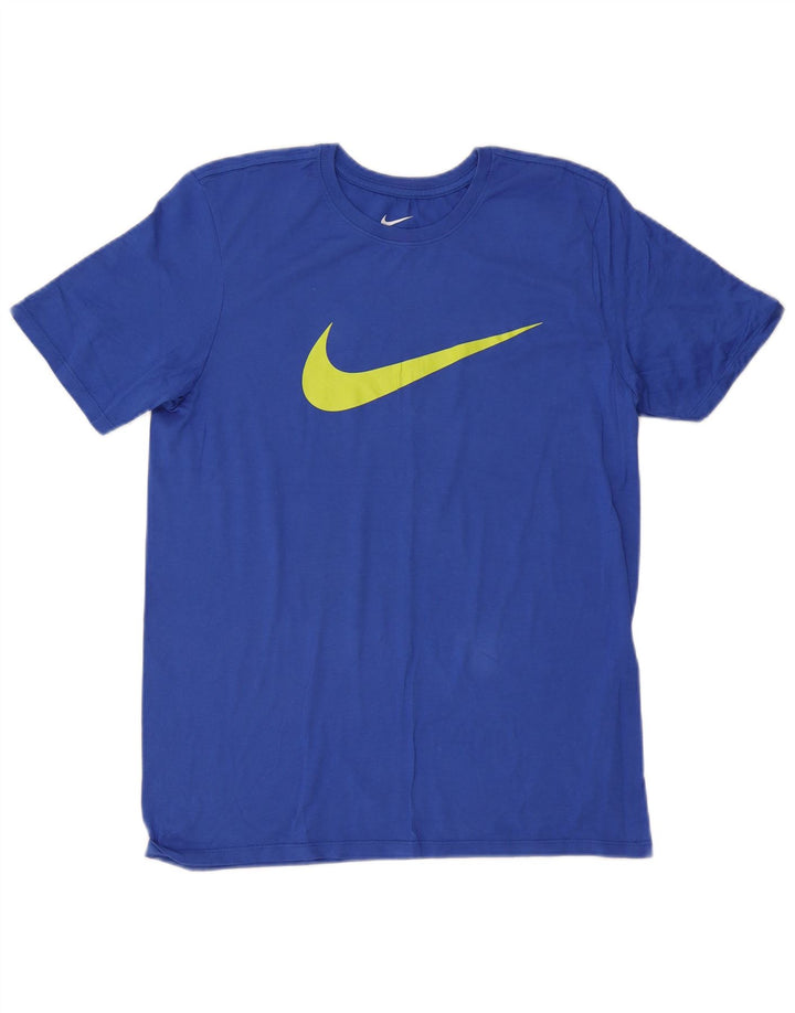 Nike Mens Athletic Fit Graphic T-Shirt Top Medium Blue