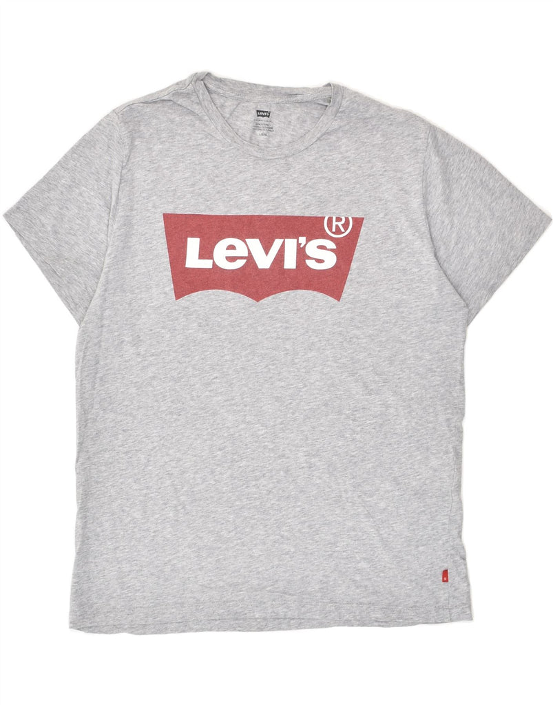 LEVI'S Mens Graphic T-Shirt Top Large Grey | Vintage Levi's | Thrift | Second-Hand Levi's | Used Clothing | Messina Hembry 