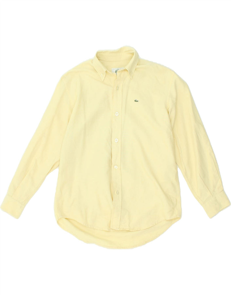 LACOSTE Boys Shirt 9-10 Years Yellow Cotton | Vintage Lacoste | Thrift | Second-Hand Lacoste | Used Clothing | Messina Hembry 
