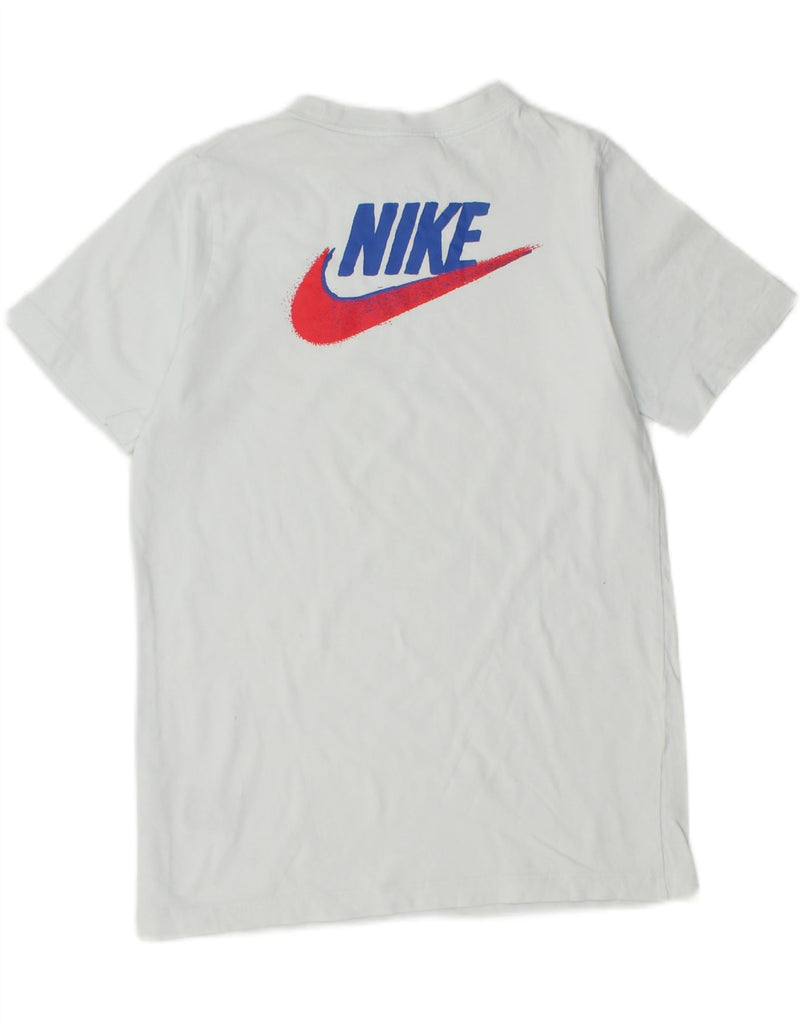NIKE Boys Graphic T-Shirt Top 12-13 Years Large White Cotton Vintage Nike and Second-Hand Nike from Messina Hembry 