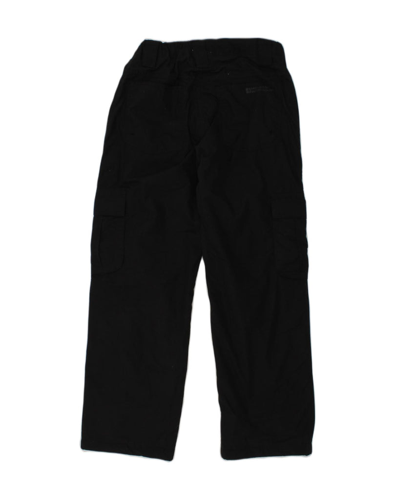 MOUNTAIN WAREHOUSE Boys Straight Cargo Trousers 7-8 Years W24 L22  Black | Vintage Mountain Warehouse | Thrift | Second-Hand Mountain Warehouse | Used Clothing | Messina Hembry 