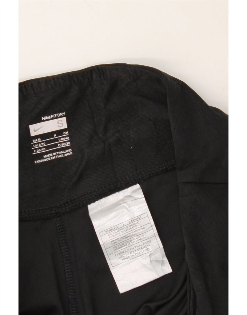 NIKE Womens Fit Dry Capri Tracksuit Trousers UK 8/10 Small  Black Comics Vintage Nike and Second-Hand Nike from Messina Hembry 