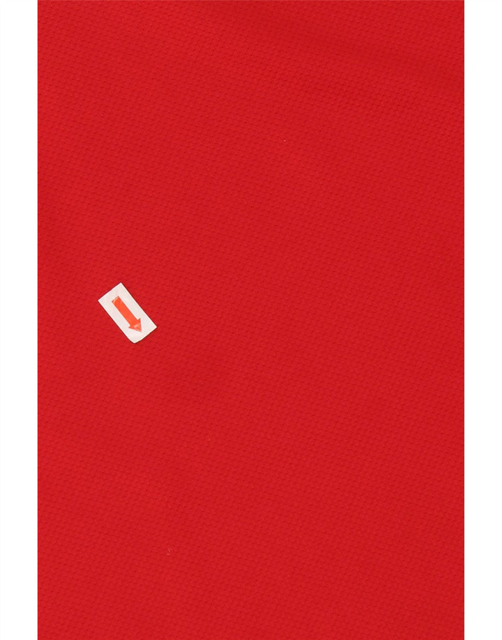 Nike Mens Dri Fit Polo Shirt Medium Red Polyester