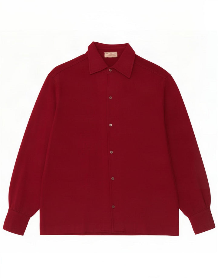 Vintage Mens Oversized Shirt US 2 XS Red