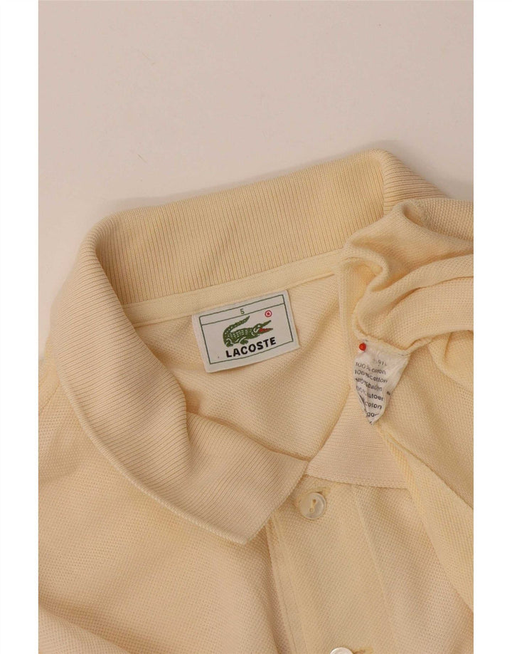 Lacoste Mens Polo Shirt Size 5 Large Beige Cotton