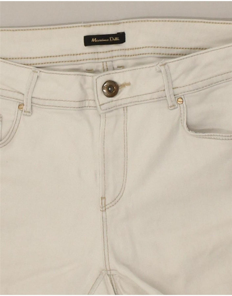 MASSIMO DUTTI Womens Skinny Jeans W28 L32 Off White Vintage Massimo Dutti and Second-Hand Massimo Dutti from Messina Hembry 