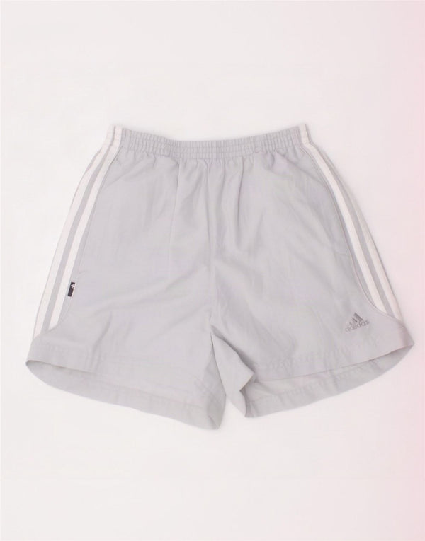 Adidas Girls Sport Shorts 11-12 Years Grey Polyester
