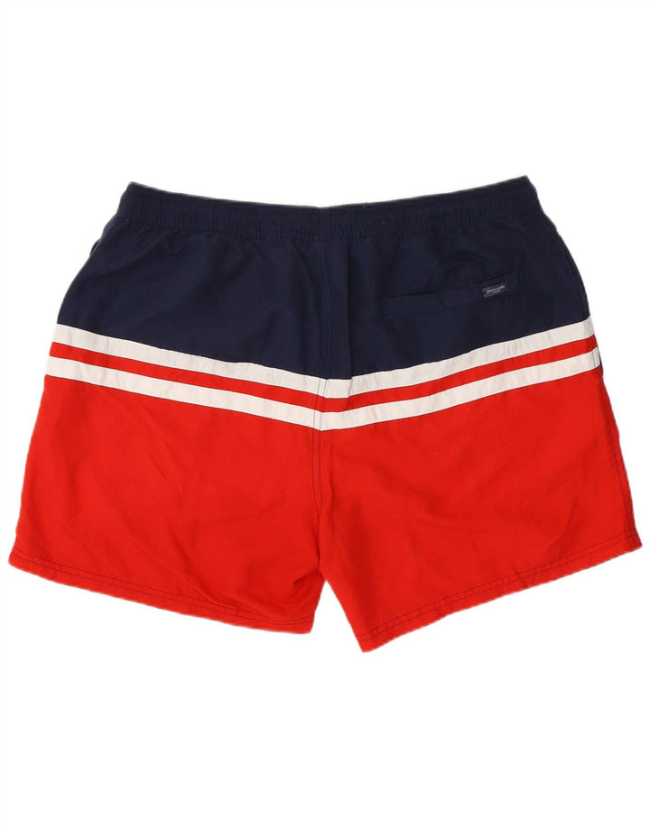 Pierre Cardin Mens Swimming Shorts XL  Red Colourblock