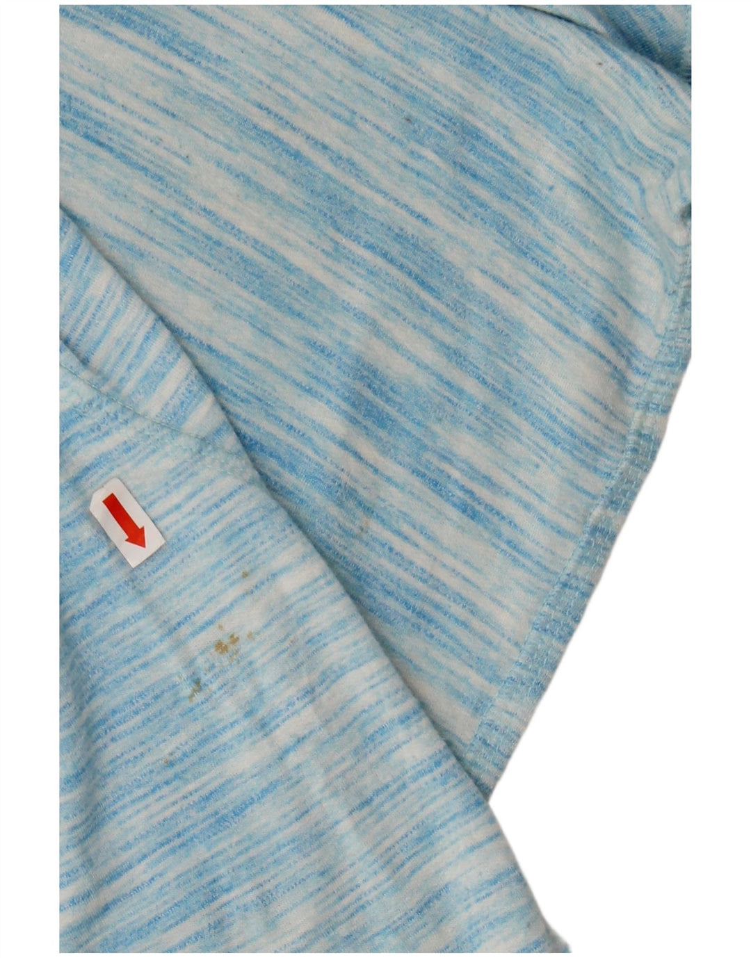 CHAMPION Womens Sweatshirt Jumper UK 14 Medium Blue Flecked Rayon