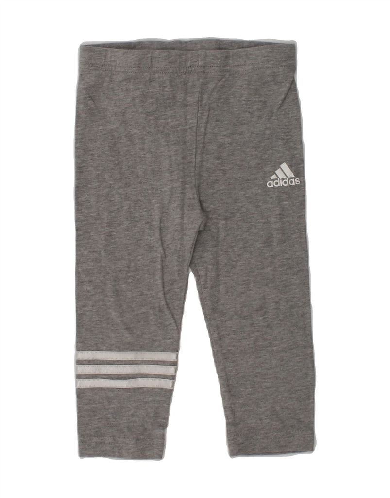 ADIDAS Baby Boys Tracksuit Trousers 9-12 Months Grey Cotton | Vintage Adidas | Thrift | Second-Hand Adidas | Used Clothing | Messina Hembry 