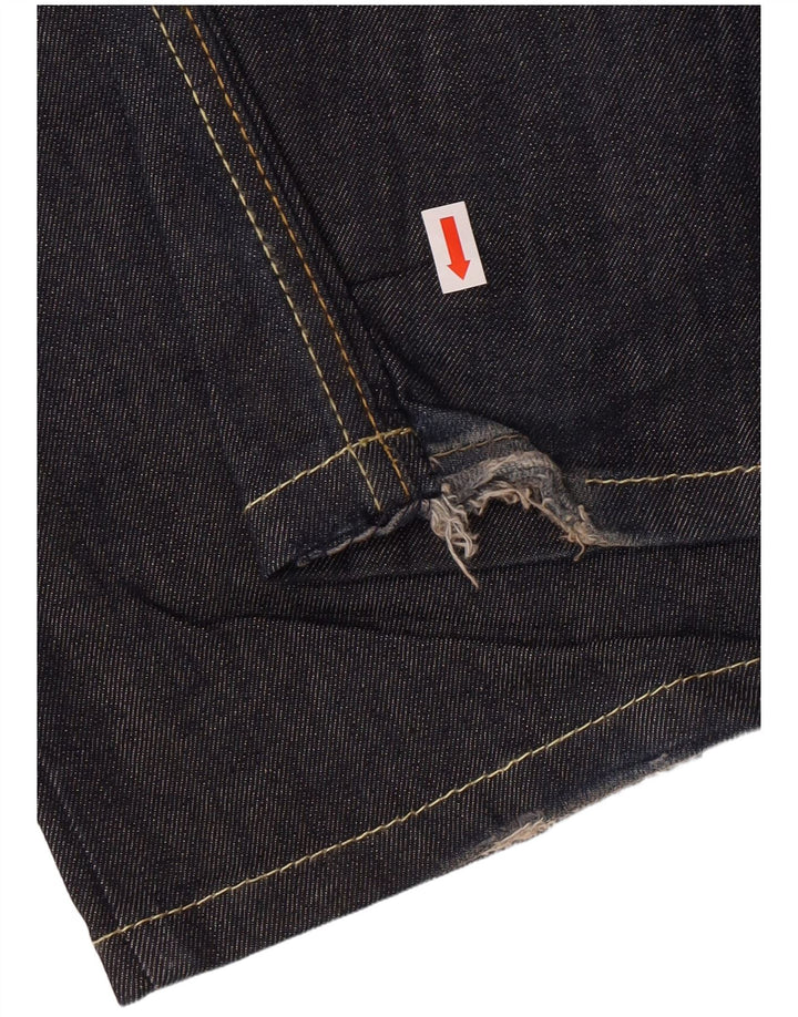 ZARA Mens Straight Jeans EU 46 XL W36 L33 Navy Blue