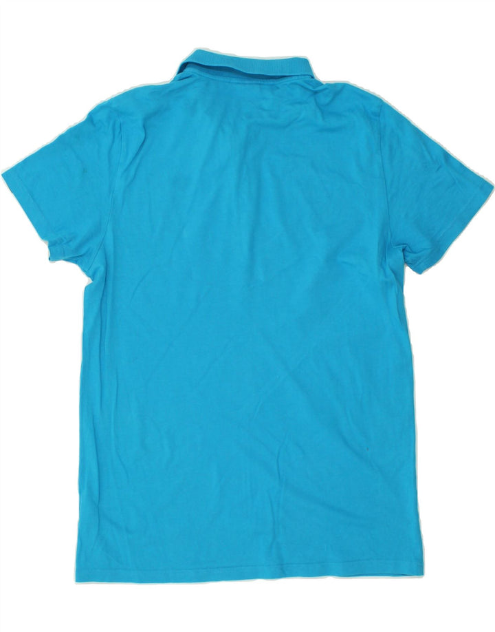 PUMA Mens Polo Shirt XL Blue Cotton Vintage Puma and Second-Hand Puma from Messina Hembry 