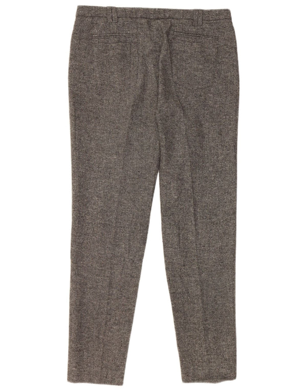 Armani Womens Slim Chino Trousers W29 L29 Grey Polyester