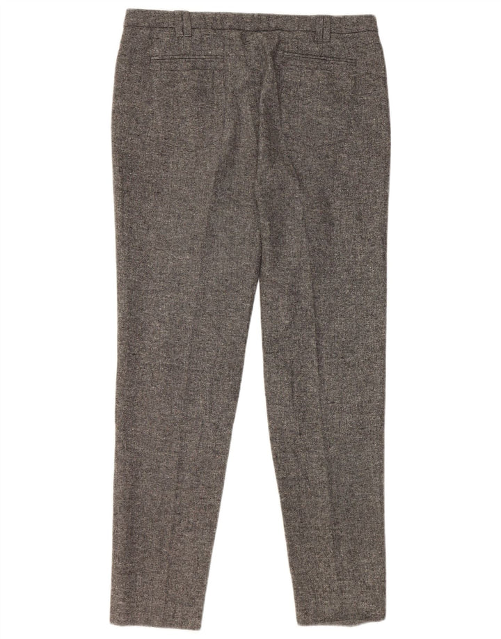 Armani Womens Slim Chino Trousers W29 L29 Grey Polyester