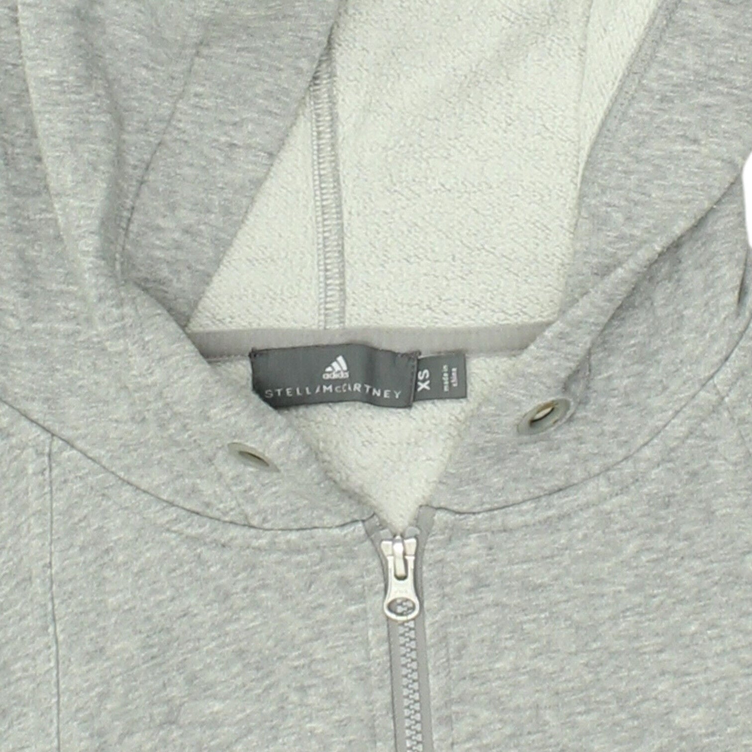 Sudadera con capucha y cremallera completa Adidas gris para hombre de Stella McCartney Sudadera con capucha de disenador de ropa deportiva