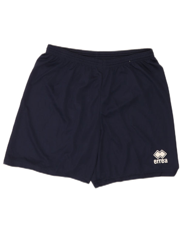 Errea Mens Sport Shorts Medium Navy Blue Polyester