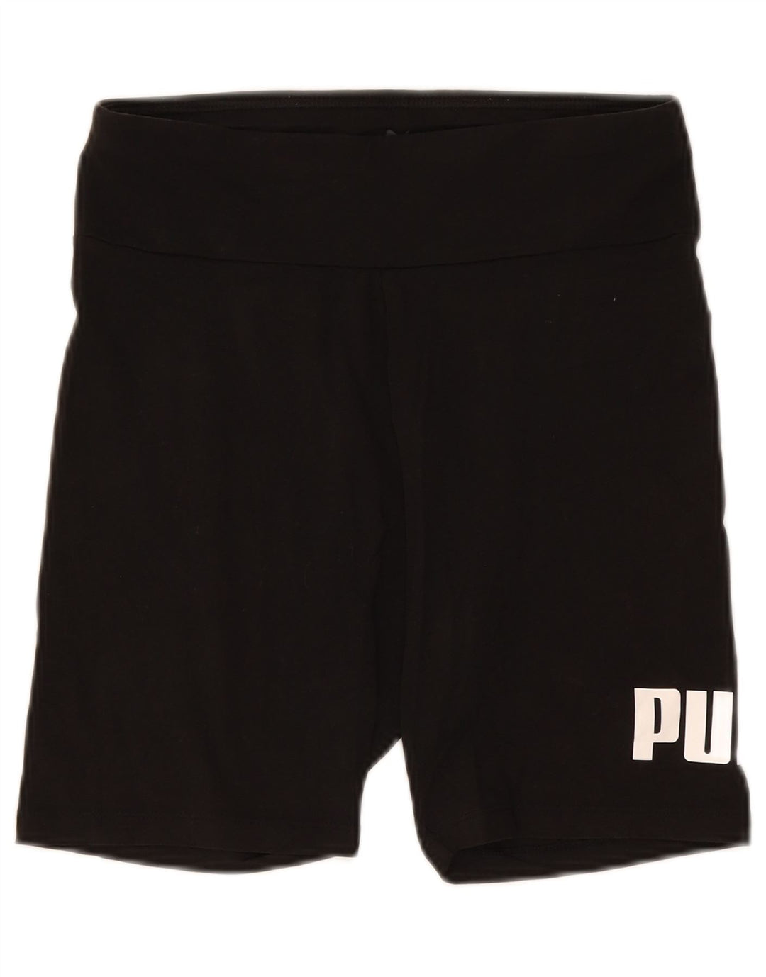Puma Womens Graphic Sport Shorts UK 12 Medium Black