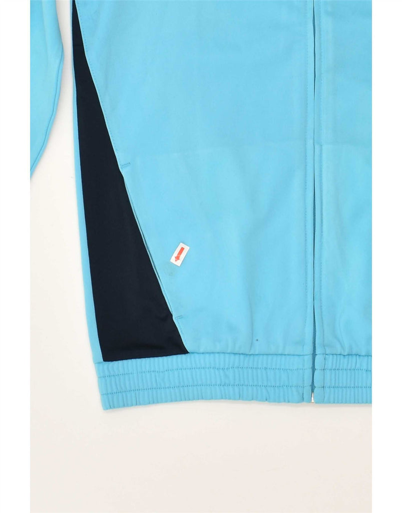 CHAMPION Boys Graphic Tracksuit Top Jacket 13-14 Years XL Blue Colourblock Vintage Champion and Second-Hand Champion from Messina Hembry 