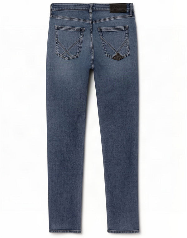 Roy Rogers Mens Slim Jeans W33 L32 Blue Cotton