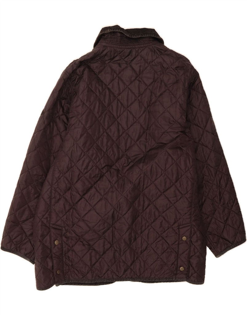 HENRI LLOYD Mens Quilted Jacket UK 40 Large Brown Nylon Vintage Henri Lloyd and Second-Hand Henri Lloyd from Messina Hembry 