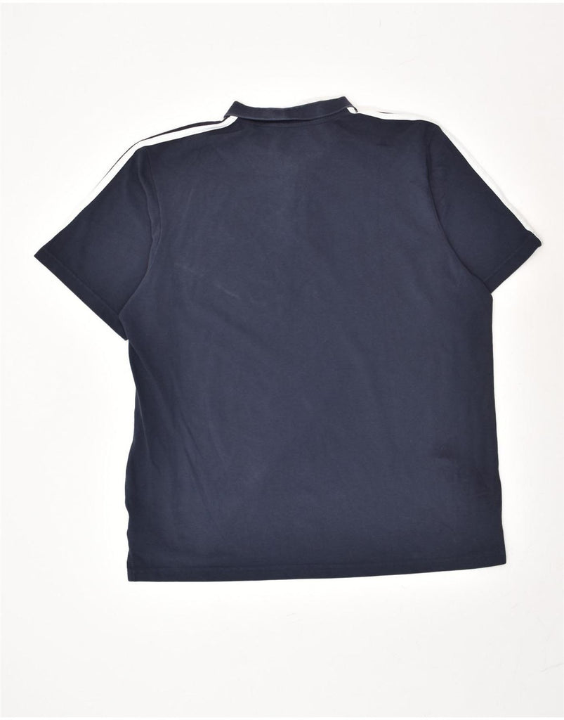 ADIDAS Mens Polo Shirt XL Navy Blue Cotton | Vintage Adidas | Thrift | Second-Hand Adidas | Used Clothing | Messina Hembry 