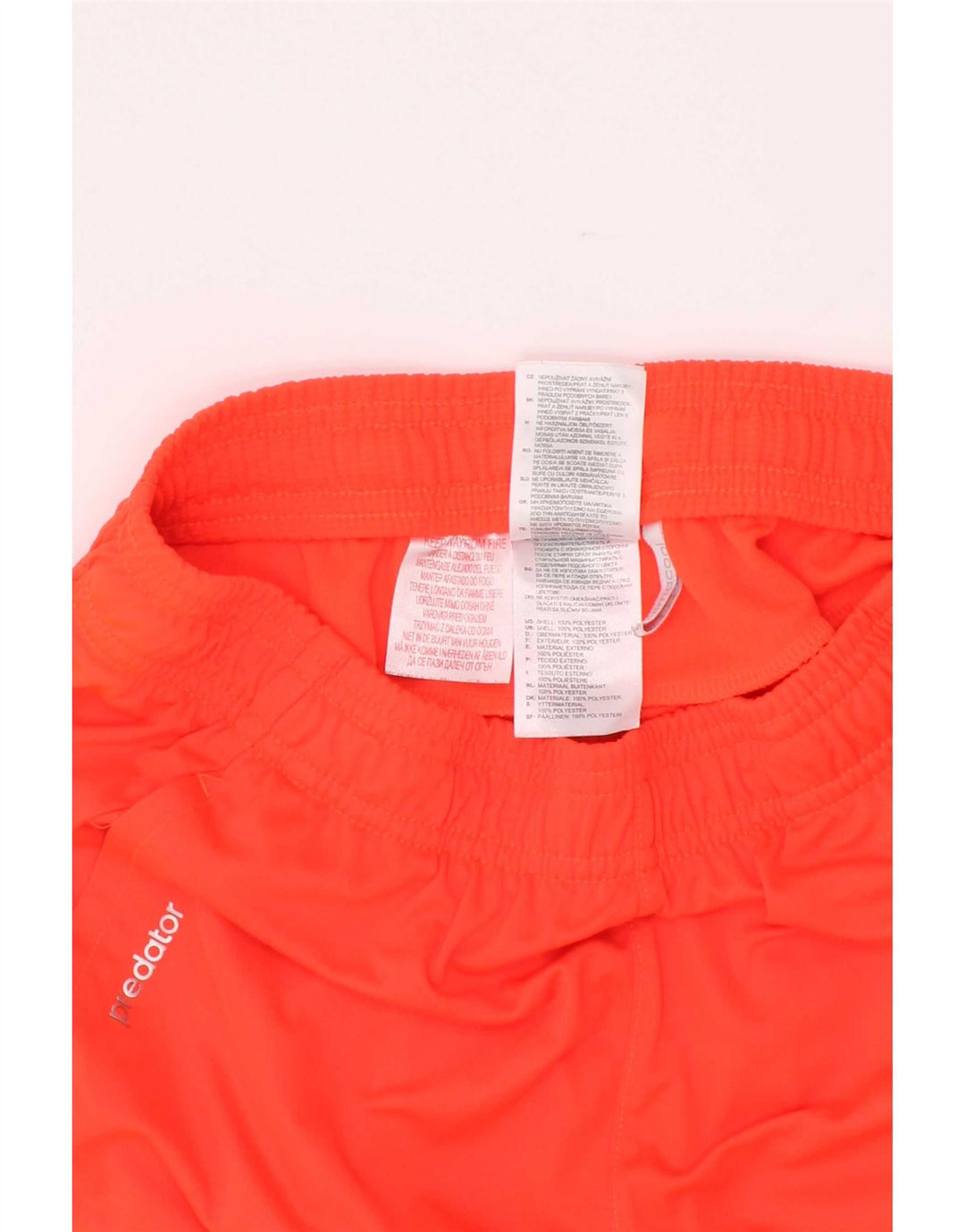 Adidas Boys Climacool Sport Shorts 13-14 Years Orange Polyester