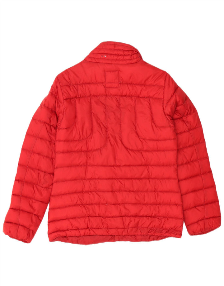 Slam Womens Padded Jacket UK 10 Small Red Polyamide