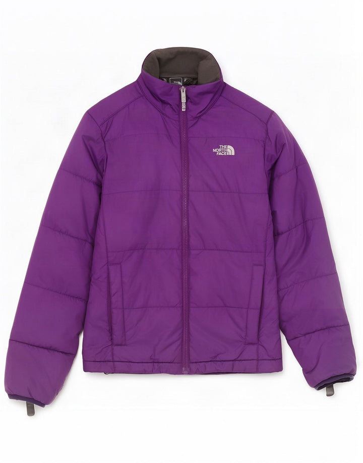 The North Face Womens Liner Padded Jacket UK 10 Small Purple Nylon