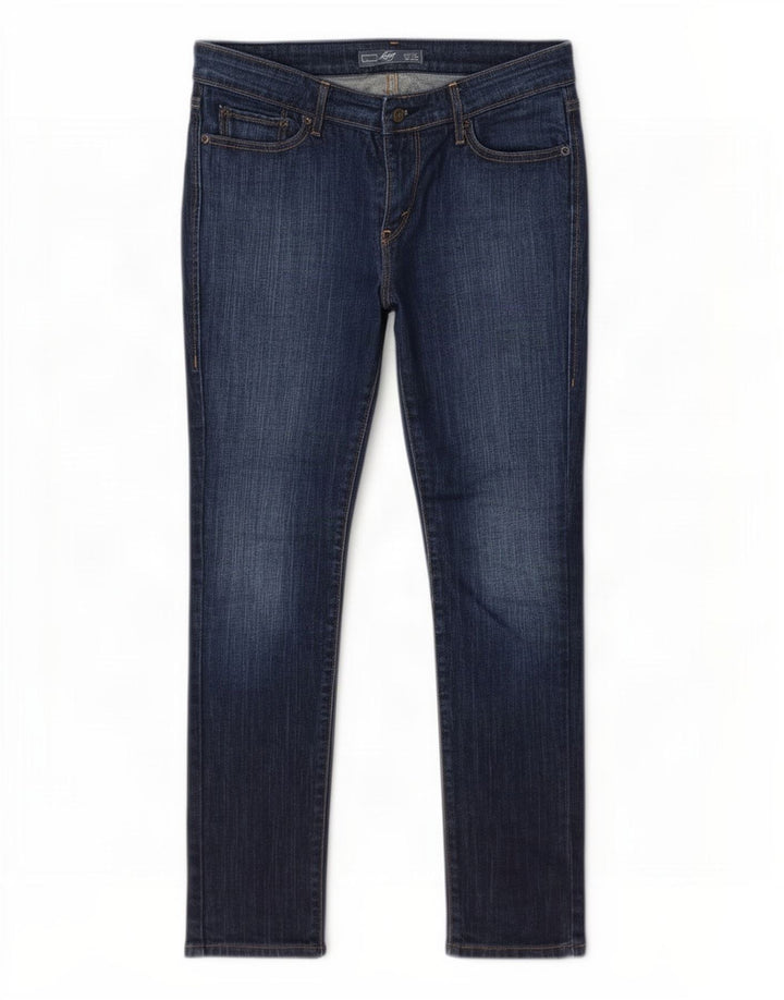 Levi's Womens Skinny Jeans W30 L30 Blue Cotton