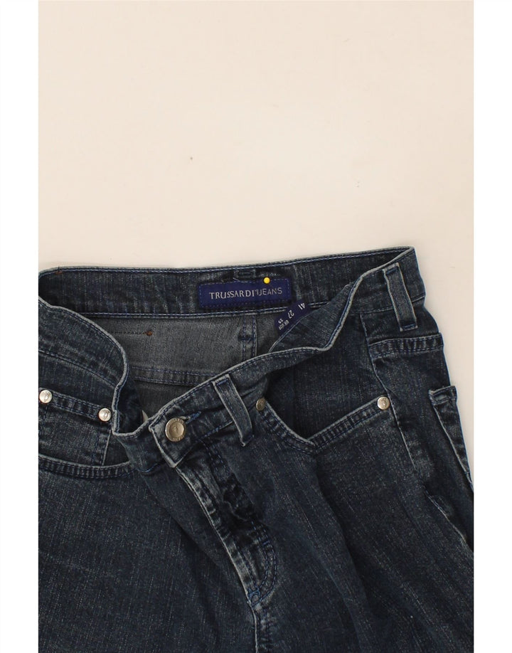 TRUSSARDI Womens Tapered Jeans W25 L38 Blue Cotton Vintage Trussardi and Second-Hand Trussardi from Messina Hembry 