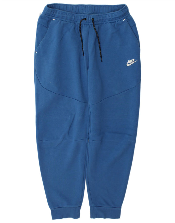 Nike Mens Tracksuit Trousers Joggers XL Blue Cotton